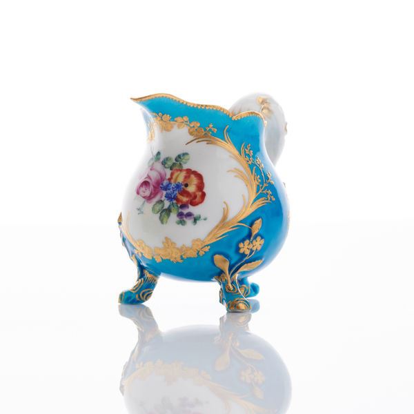 Sèvres Porcelain, A Soft-Paste Vincennes Porcelain Milk Jug, 1755