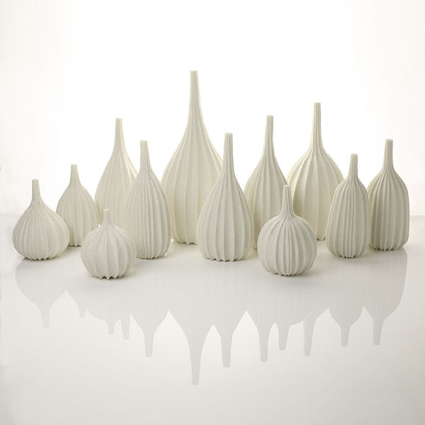 Andrew Wicks, Still Life of Twelve Drop Vases, 2021