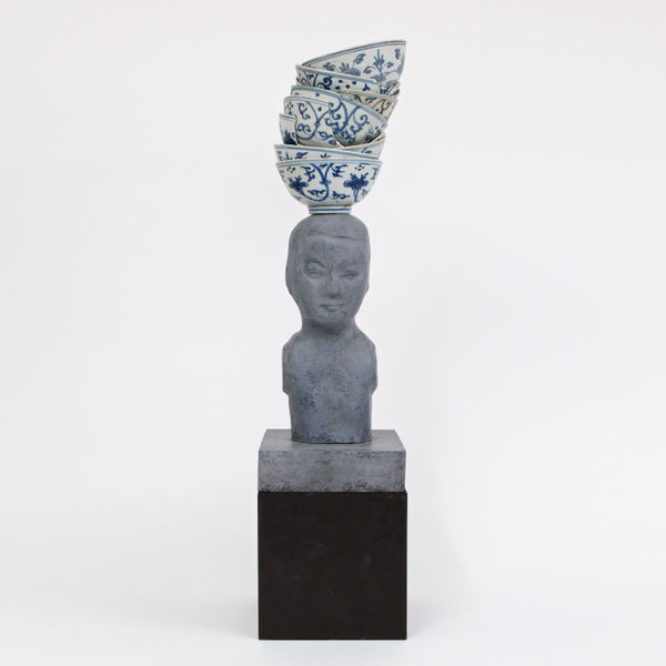 Bouke de Vries, Bronze Bust IV, 2019