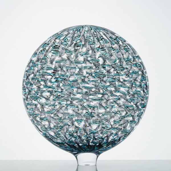 Tobias Møhl, Turquoise Glassweaver Vessel, 2019