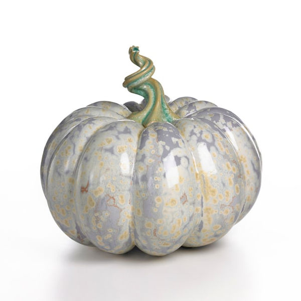 Kate Malone, A Yellow and Grey Pumpkin, 2020