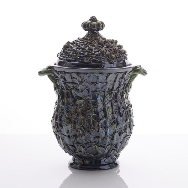Kate Malone, ‘Alice’ & Blackberry Lidded Vase, 2019