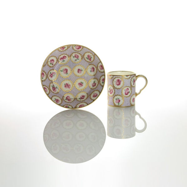 Sèvres Porcelain, A Sèvres Porcelain Cup & Saucer, circa 1770