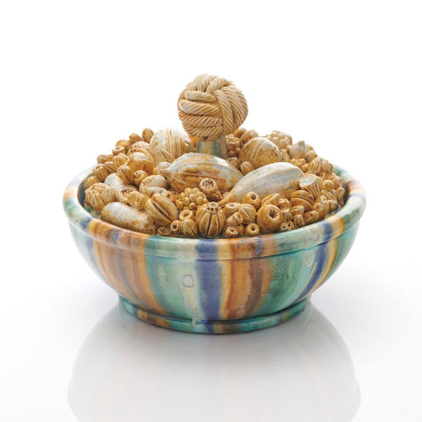 Kate Malone, A Covered Bowl of Seeds, 2022