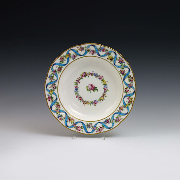 Sèvres Porcelain, A Sèvres Soup Plate, 1770