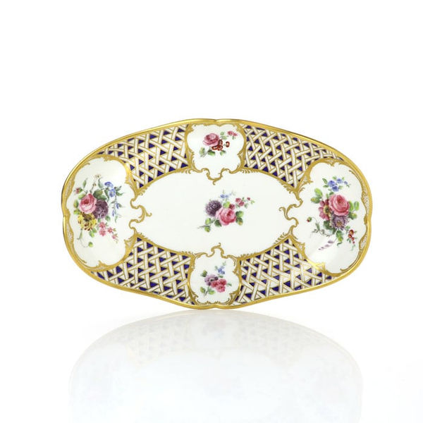 Sèvres Porcelain, A Sèvres Porcelain Tray, circa 1760-65