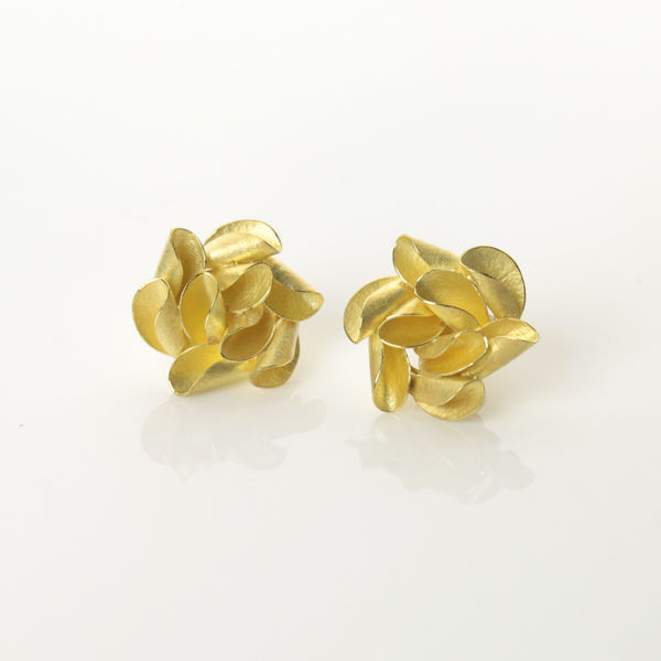 Kayo Saito, Round Curly Shell Earrings, 2019