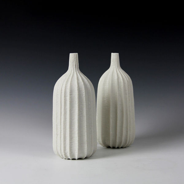 Andrew Wicks, Pair of Bottle Vases, 2014