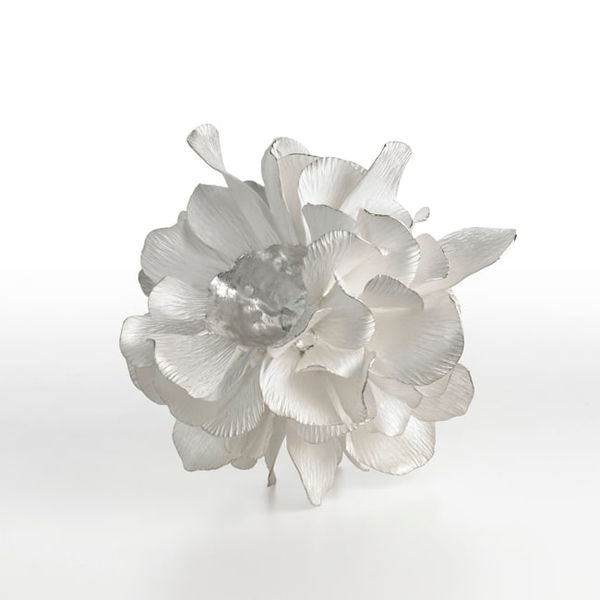 Junko Mori, Silver Organism; Textured Twist, 2019