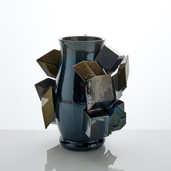 Kate Malone, Dark Magma Vase, 2018