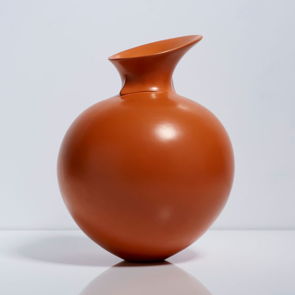 Magdalene Odundo, An Orange Vessel, 1983