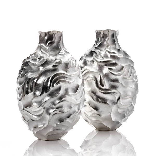 Hiroshi Suzuki, A Pair of Miyabi-Fire Vases, 2022