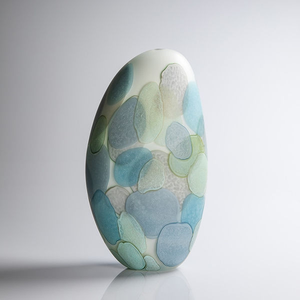 Clare Belfrage, Light Time; Cream with Celadon and Grey, 2022