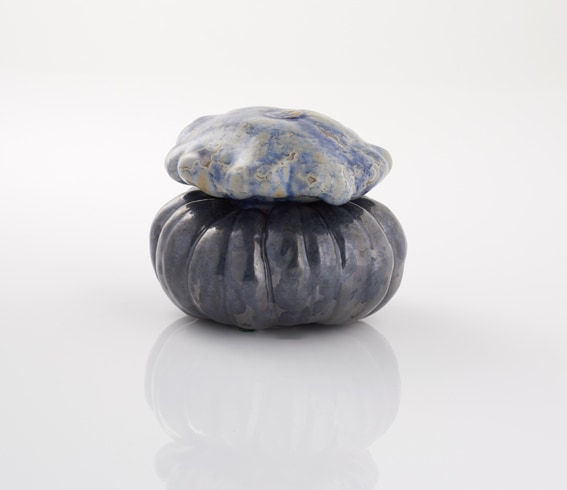 Kate Malone, Blue Double Eythrope Pumpkin Box, 2016