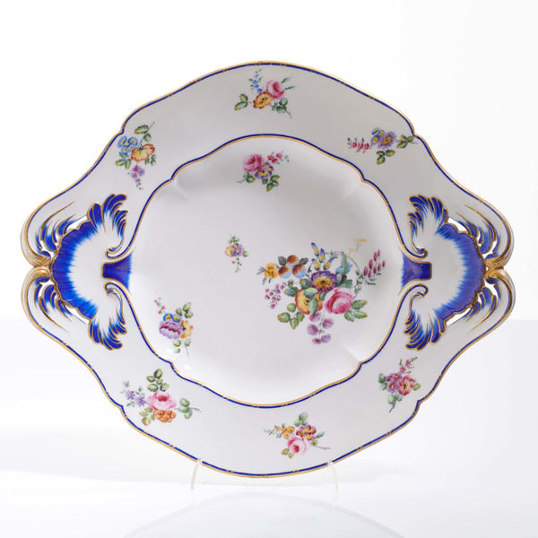 Sèvres Porcelain, A Sèvres Porcelain Tureen Stand, 1762