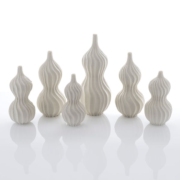 Andrew Wicks, Still Life of Six Dune Vases, 2025