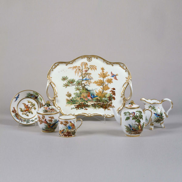 Sèvres Porcelain, A Very Rare Sèvres Tea Service, 1779-80