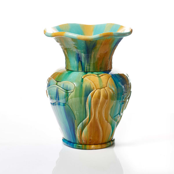 Kate Malone, Monumental Mother Pot of Symbols, 2001