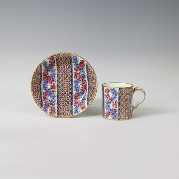 Sèvres Porcelain, A Sèvres Porcelain Cup and Saucer, 1767