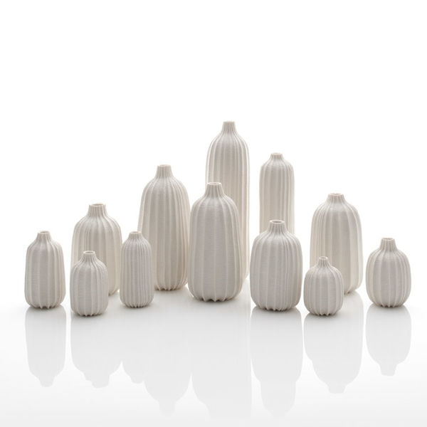 Andrew Wicks, Still Life of Twelve Straight Sided Vases, 2022