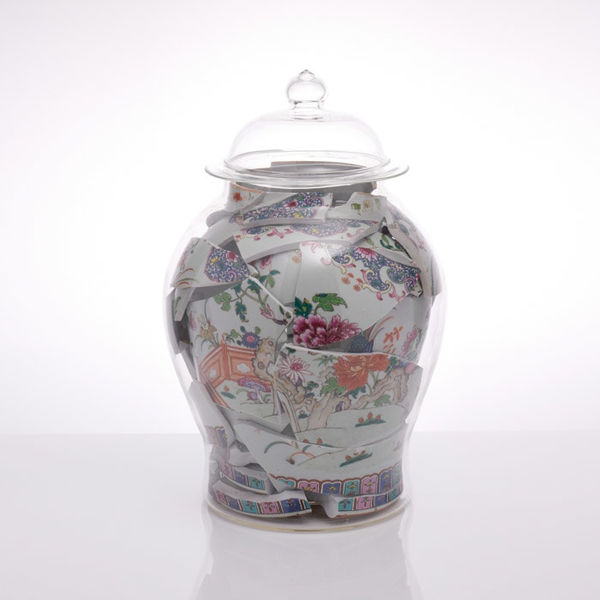 Bouke de Vries, Large Famille Rose Memory Jar, 2022