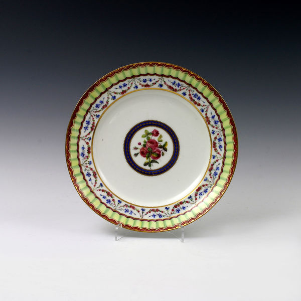 Sèvres Porcelain, A Sèvres Plate made for William Beckford, 1792