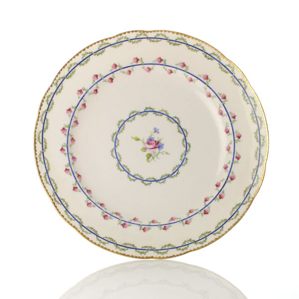 Sèvres Porcelain, A Soft-Paste Sèvres Porcelain Plate, 1782