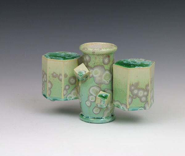 Kate Malone, Baby Magma with Two Hexagons, 2015