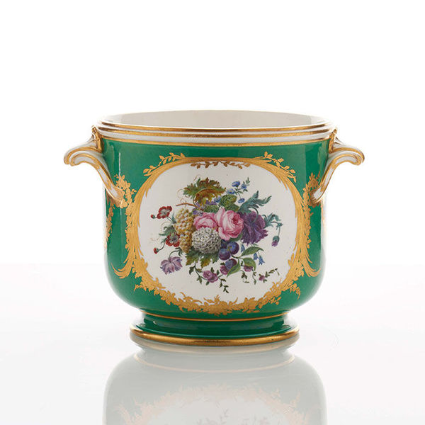 Sèvres Porcelain, A Soft-Paste Sèvres Wine Cooler from the de Laborde Service, 1783