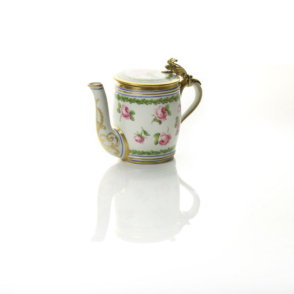 Sèvres Porcelain, A Lemon Juice Pourer specially-made for King Louis XVI in Hard-Paste Sèvres Porcelain, 1786