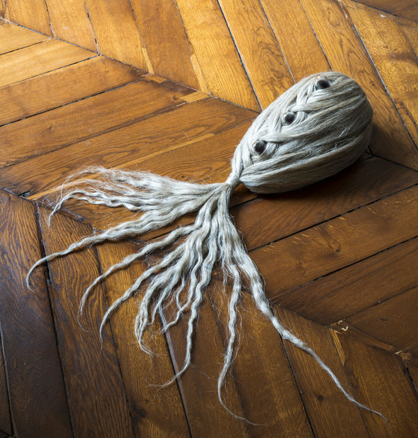 Elodie ANTOINE, Sculpture en lin 2, 2022