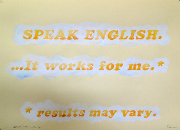 David KRAMER, American English, 2013