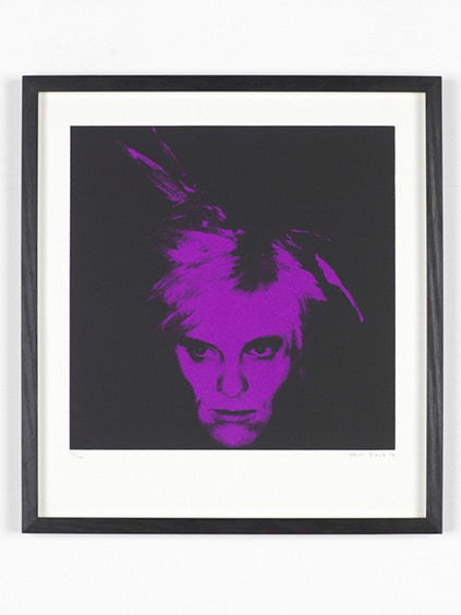 Gavin TURK, Fright Wig Purple on Paper, 2010