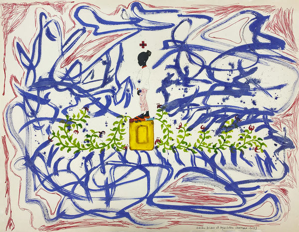 Saïdou Dicko & Hyacinthe Ouattara. Artist collaboration. Contemporary art gallery.