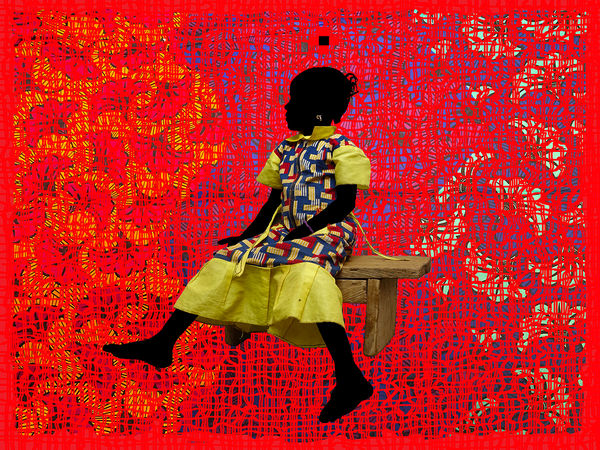 Saidou Dicko, Le Tabouret T 3Ginkgo 2Red, 2020