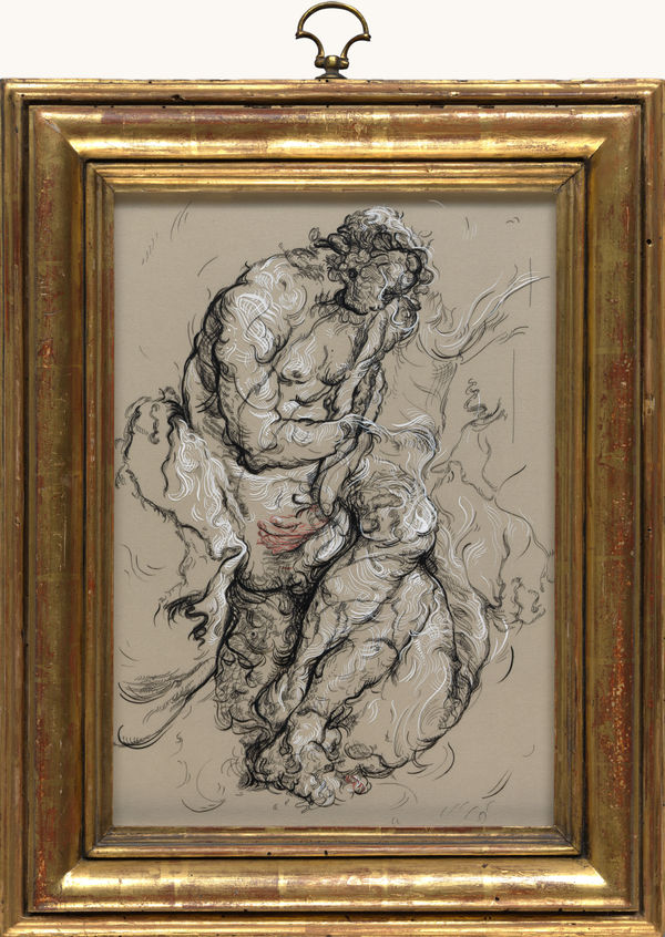 Glenn Brown, Drawing 19 (after Van Noordt), 2017