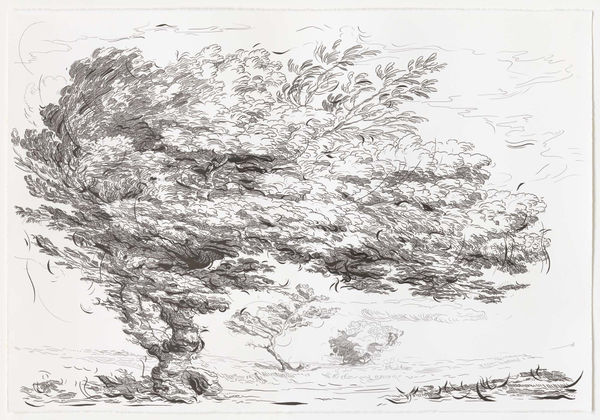 Glenn Brown, Drawing 3 (after Grimaldi), 2016