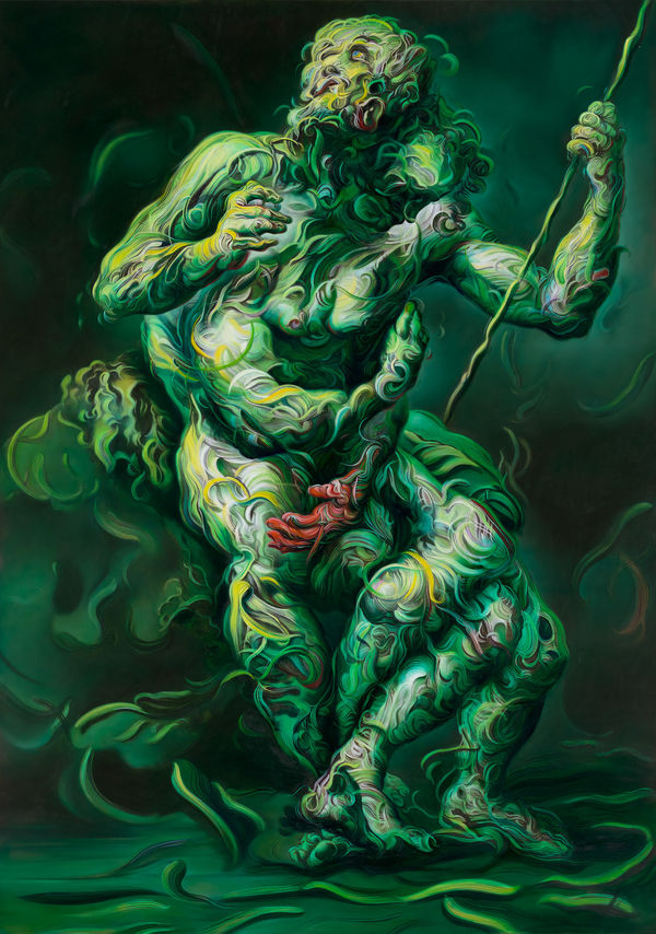 Glenn Brown, Bring on the Headless Horses, 2020