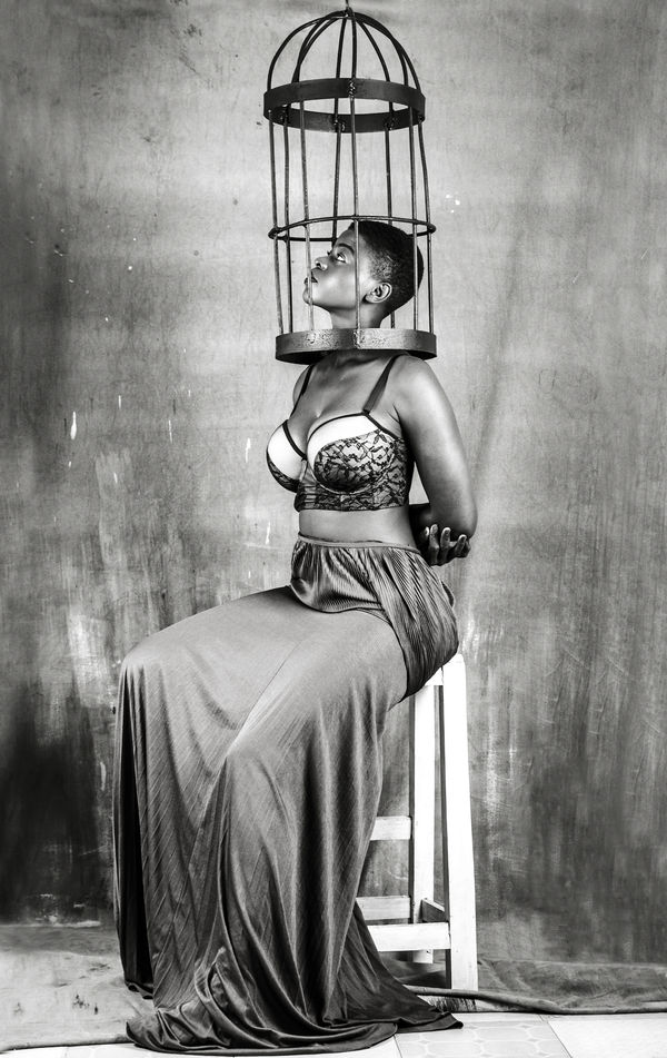 Margaret Ngigi, Caged II, 2018