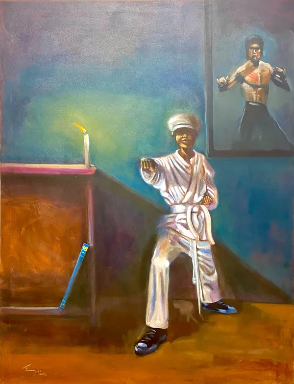 Jimmy Kitheka, Young Flamma (Flame), 2022