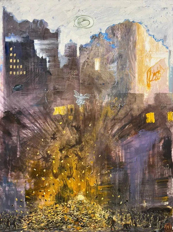 Mateus Moreira Visões e lendas, 2026 Óleo sobre tela 200 x 150 cm