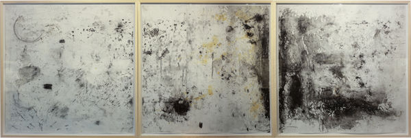 Eduardo Hargreaves, Sem título (tríptico) - Série: Paisagens Rotas, 2017