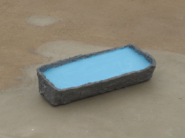 Kianja Strobert 45, 2021 Metal lathe, papier mâché, acrylic paint, and paper Approx 18 1/2 x 8 5/8 x 3 7/8 in (47 x 21.9 x 9.8 cm)