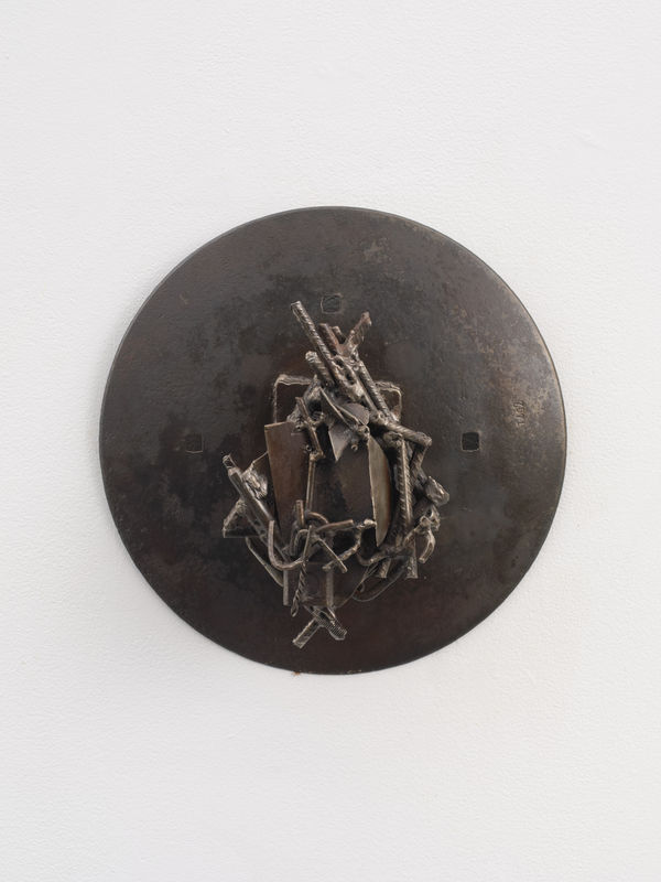 Melvin Edwards Sopijiko, 2014 Welded steel 15 3/4 x 15 3/4 x 6 5/8 in (40 x 40 x 16.8 cm)