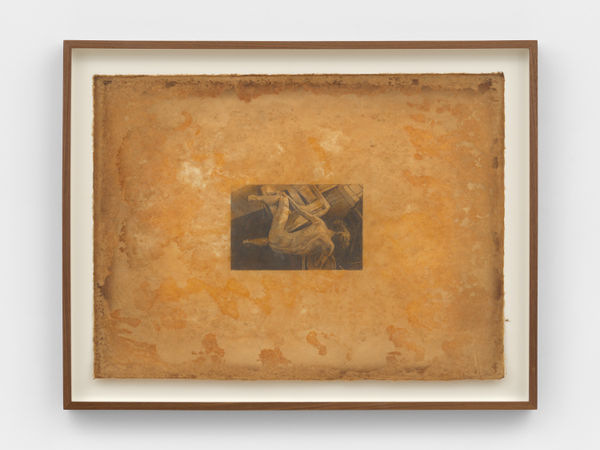 Kang Seung Lee Untitled (Hudinilson Jr., Xerox-action, 1979/1980), 2024 Graphite on lacquered mulberry paper 18 1/2 x 25 in (47 x 63.5 cm) 22 1/4 x 28 5/8 x 1 5/8 in framed (56.5 x 72.7 x 4.1 cm framed)