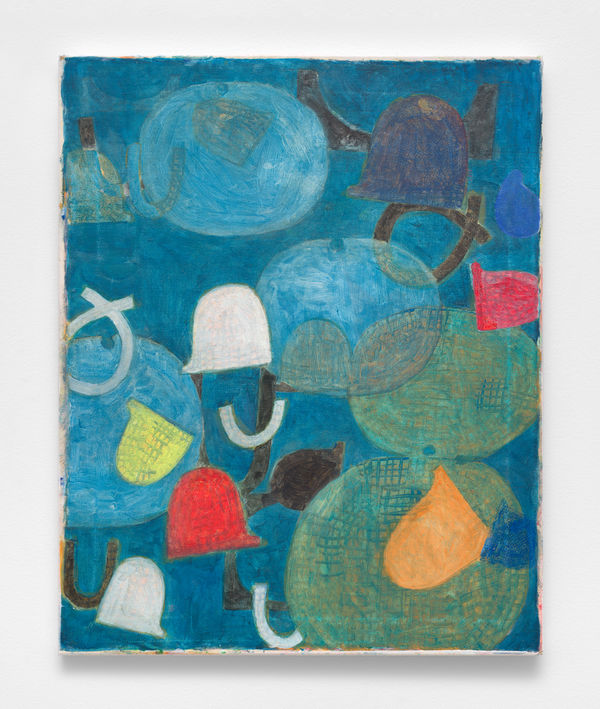 Kenji Fujita Set/Reset #16, 2021 Oil on canvas mounted on MDF 20 x 16 in (50.8 x 40.6 cm)