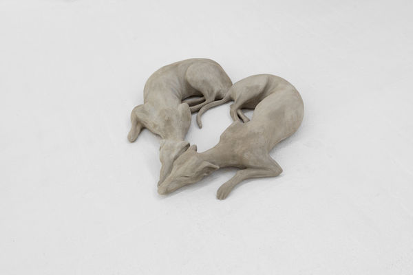 Xolo Cuintle, Heart Shape Couple, 2021