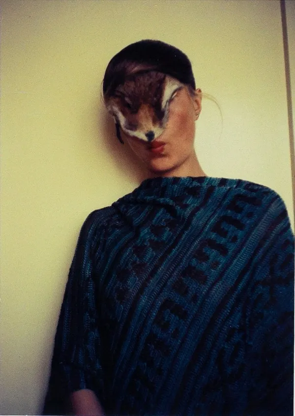 Birgit Jürgenssen, Untitled (Selbst mit Fellchen / Self with Little Fur), 1974/2011