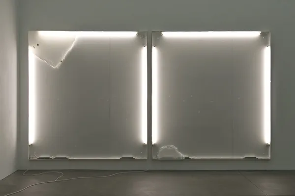 Ian Kiaer, Tooth House, cabinet frame, 2014