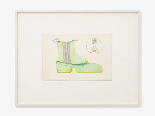 Birgit Jürgenssen, Shoe design 1, 1971